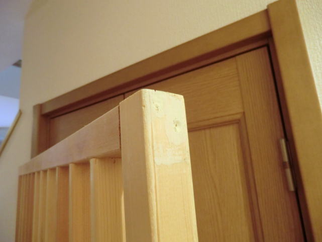 脱走防止 格子戸 格子扉 柵 作り方 小春日和 小麦畑で きなこ と ゆめこ